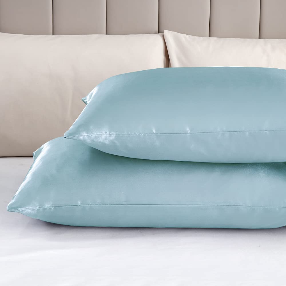Queen Satin Pillowcase for Hair and Skin Silky Pillowcase.