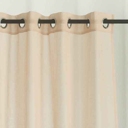 Semi Sheer Solid Voile Curtain Sunlight Filtering Protect Privacy Grommet Ring Top