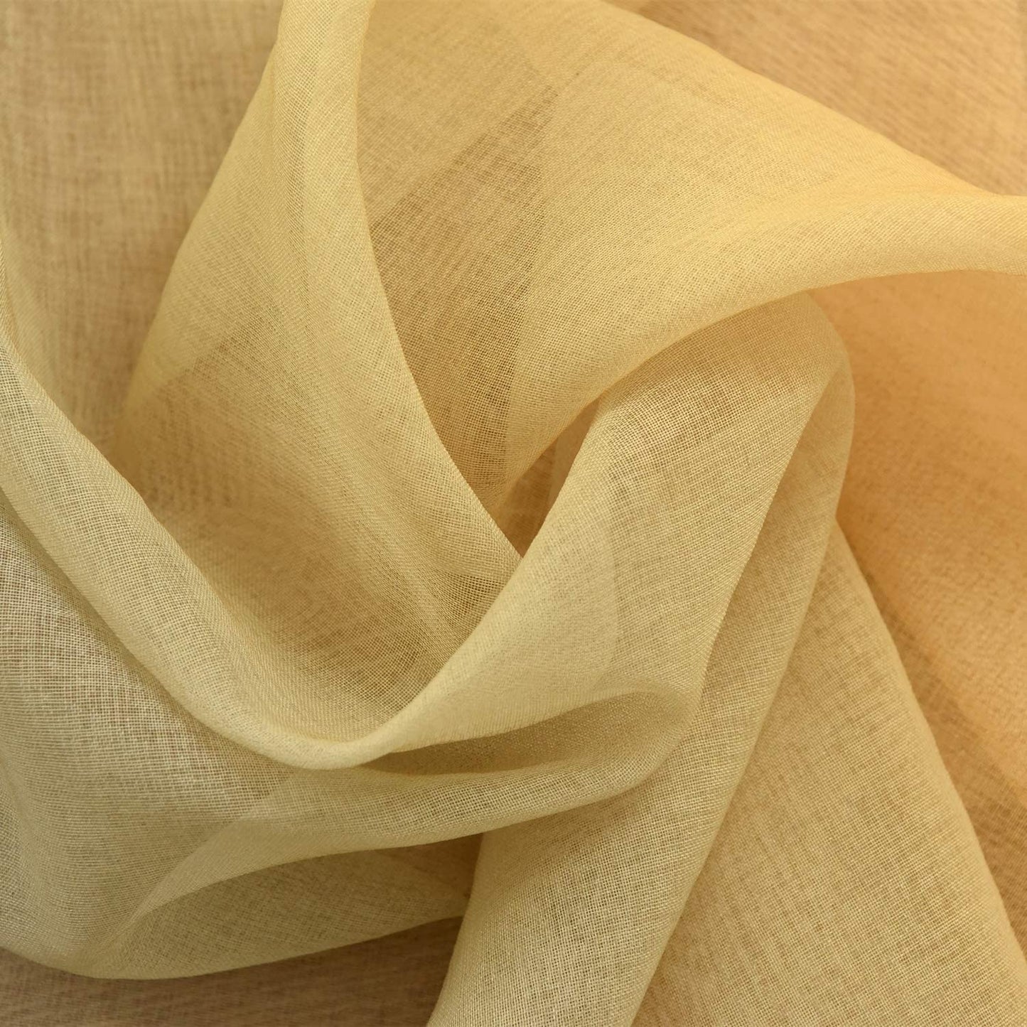 Sheer Curtain Linen Textured Voile Drapes with Fantastic Gradient Color,pack of 1