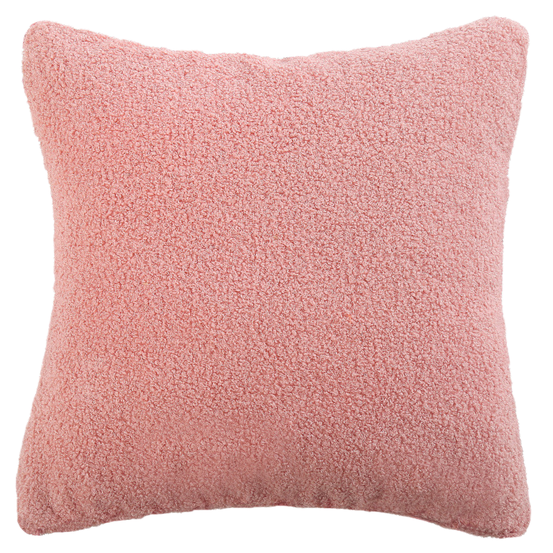 Plush Pillow Covers,Pack of 2, 18x18 inch Solid and Square for Bedroom