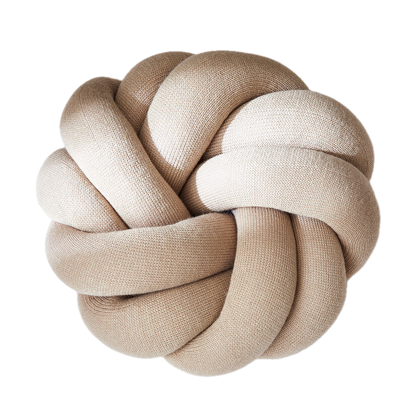 Knotted Circular Throw Pillow Soft for Bedroom Living Room Couch