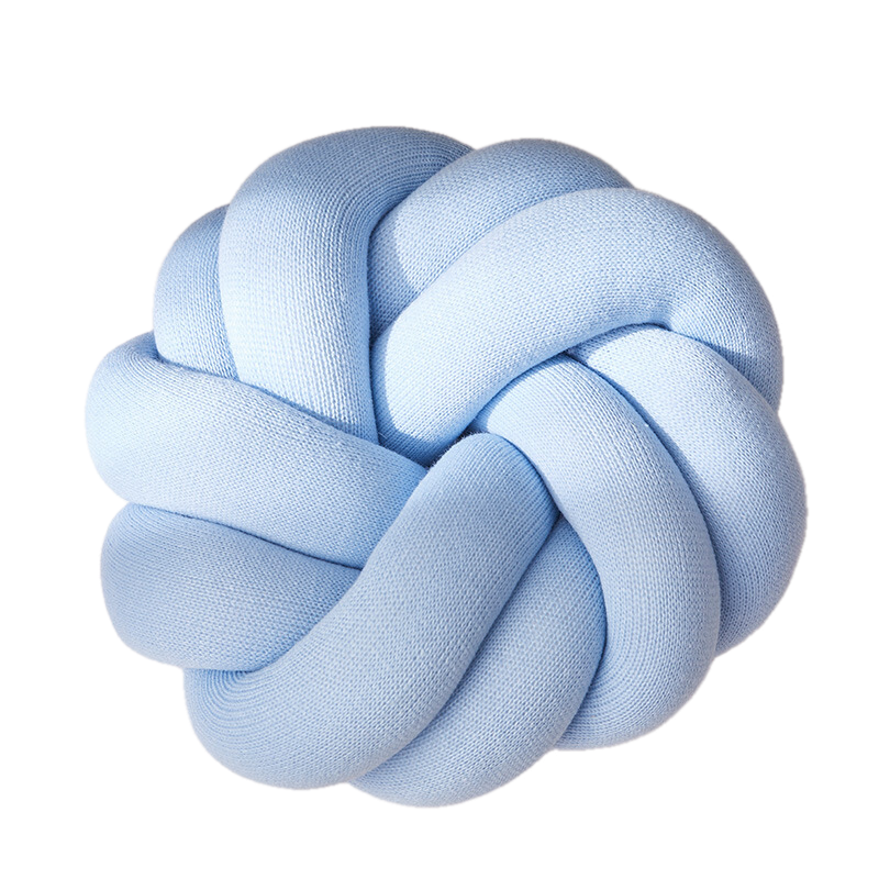 Knotted Circular Throw Pillow Soft for Bedroom Living Room Couch