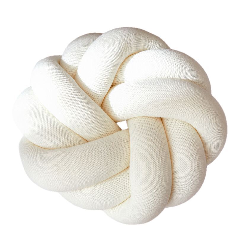 Knotted Circular Throw Pillow Soft for Bedroom Living Room Couch