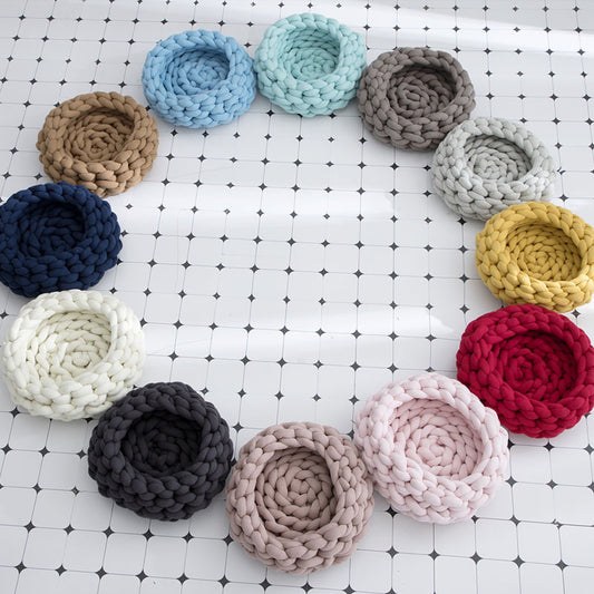 Knotted Circular Pet nest Used for Bedroom Living Room