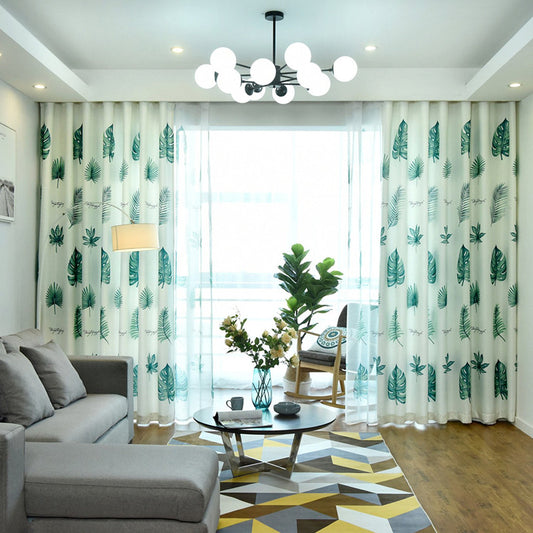 Gyrohomestore Floral Flower Room Darkening Thermal Grommet Window Curtains