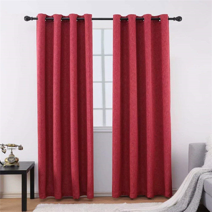 Gyrohomestore Room Darking Max Polyester Blackout Curtains Two Panels
