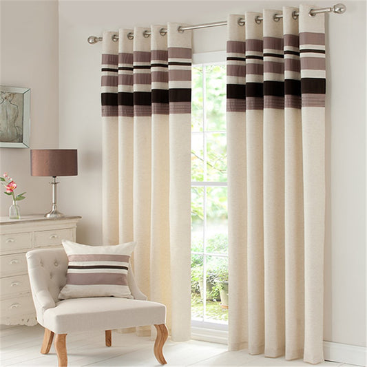 Gyrohomestore Fully Lined Satin Top Linen Room Darkening Window Treatment