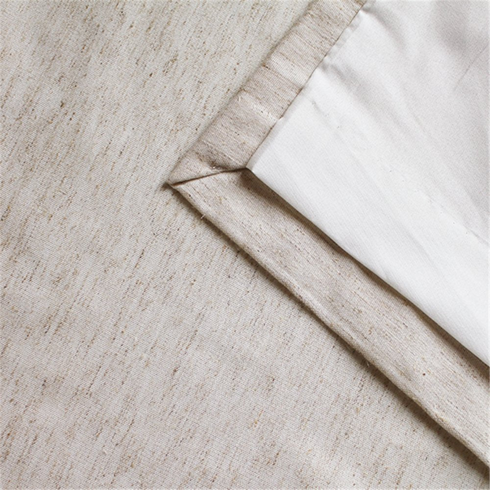 Gyrohomestore Fully Lined Satin Top Linen Room Darkening Window Treatment