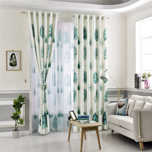 Gyrohomestore Floral Printed Top Thermal Insulated Blackout Curtains Cheap