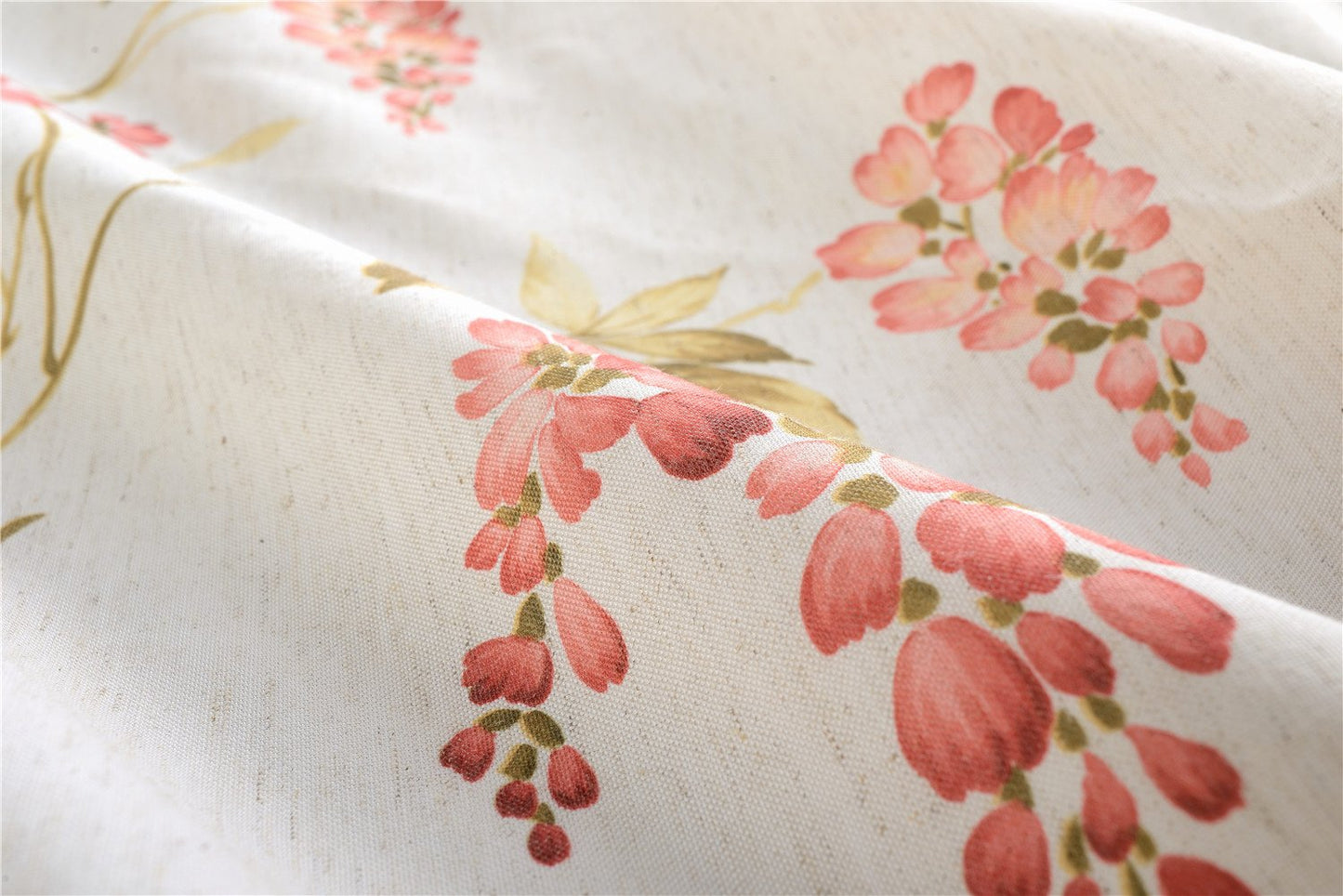 Gyrohomestore Floral Flowers Blackout Rod Pocket Energy Efficient Window Draps