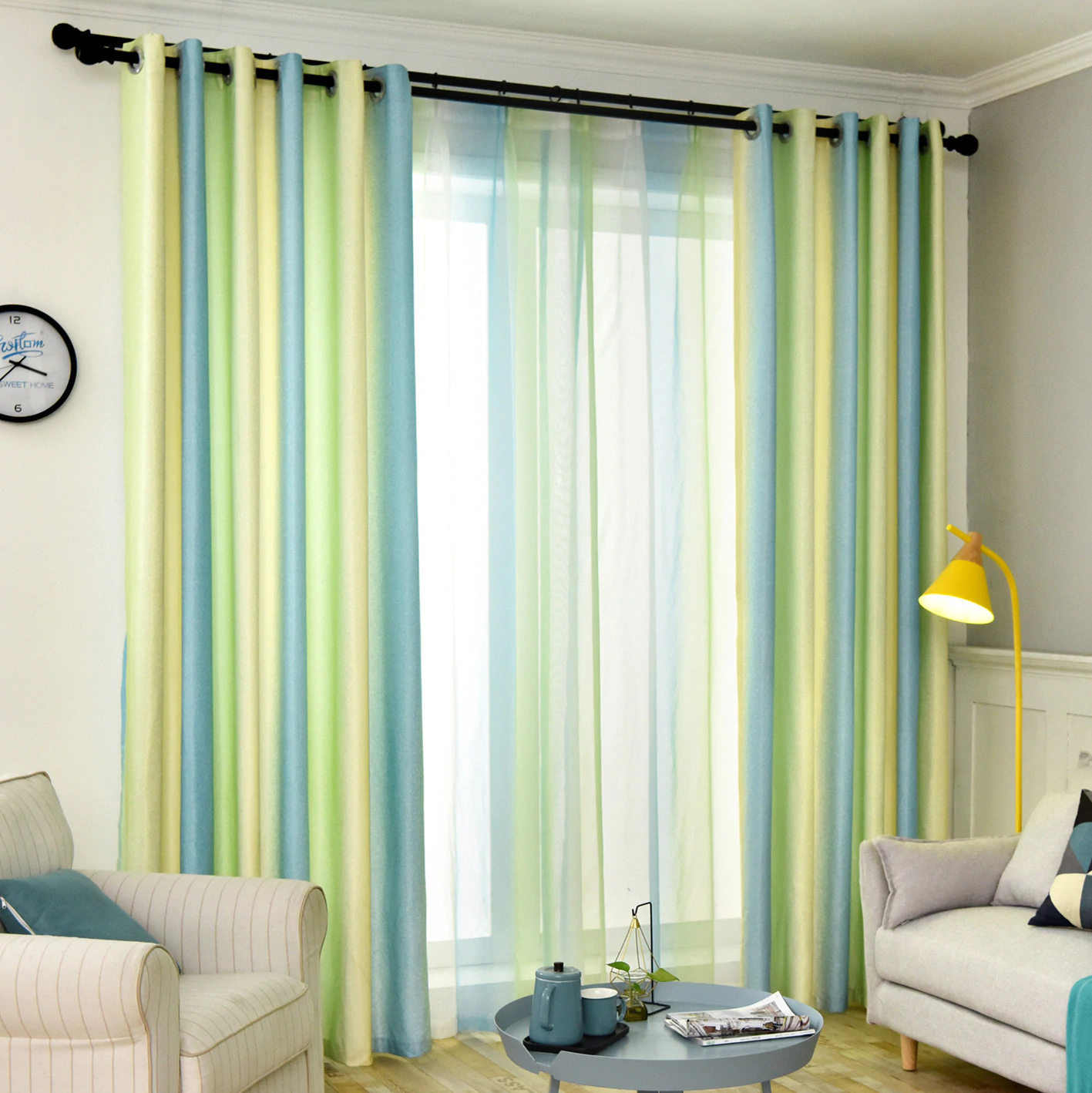 Gyrohomestore Simple Modern Best Blackout Curtains for Living Room