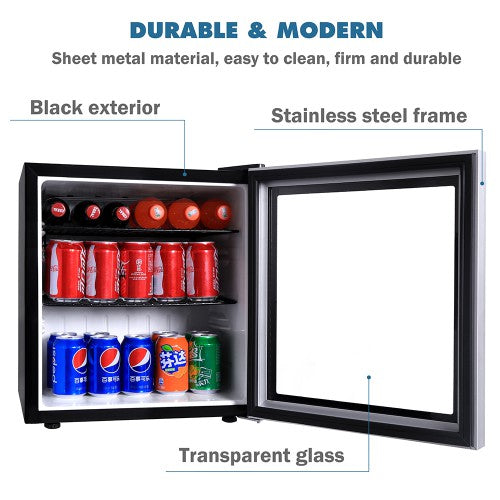Gyrohomestore Evolution 1.6CU.FT. Freestanding Beverage Refrigerator