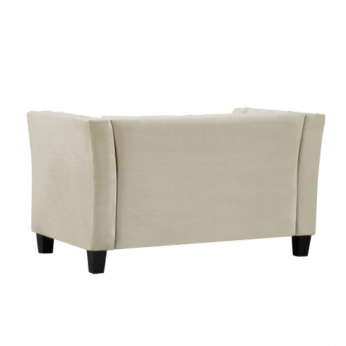 Hyrohomestore Thick Back Tufted Classical Loveseat Sofa