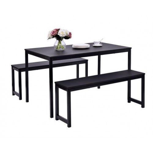 Gyrohomestore Wood Residential Use Dining Table with Bench