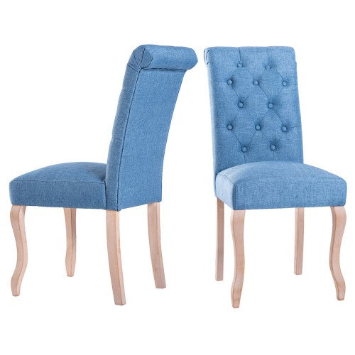 Gyrohomestore Wood Log Fabric Chair Dining Room Chairs for Sale
