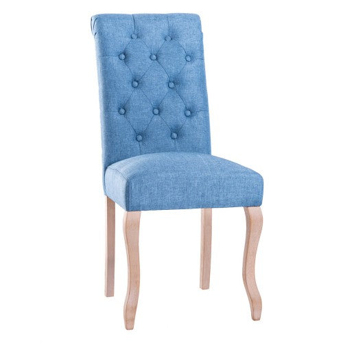 Gyrohomestore Wood Log Fabric Chair Dining Room Chairs for Sale