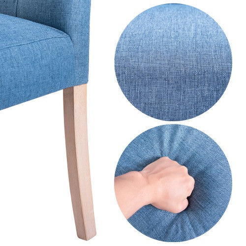 Gyrohomestore Wood Log Fabric Chair Dining Room Chairs for Sale