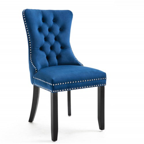 Gyrohomestore High-end Tufted Solid Wood Upholstered Dining Chair