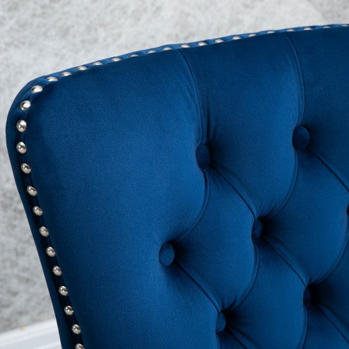 Gyrohomestore High-end Tufted Solid Wood Upholstered Dining Chair
