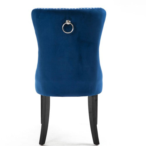 Gyrohomestore High-end Tufted Solid Wood Upholstered Dining Chair