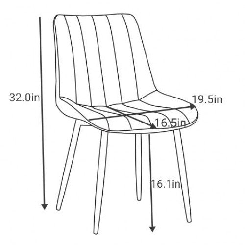 Gyrohomestore High Quality PU Exquisite Iron Tripod Chair