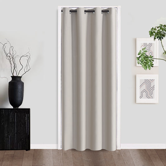1 Panel Blackout Curtains, Solid Grommet Top Window Treatment Curtains, 39x78 inches