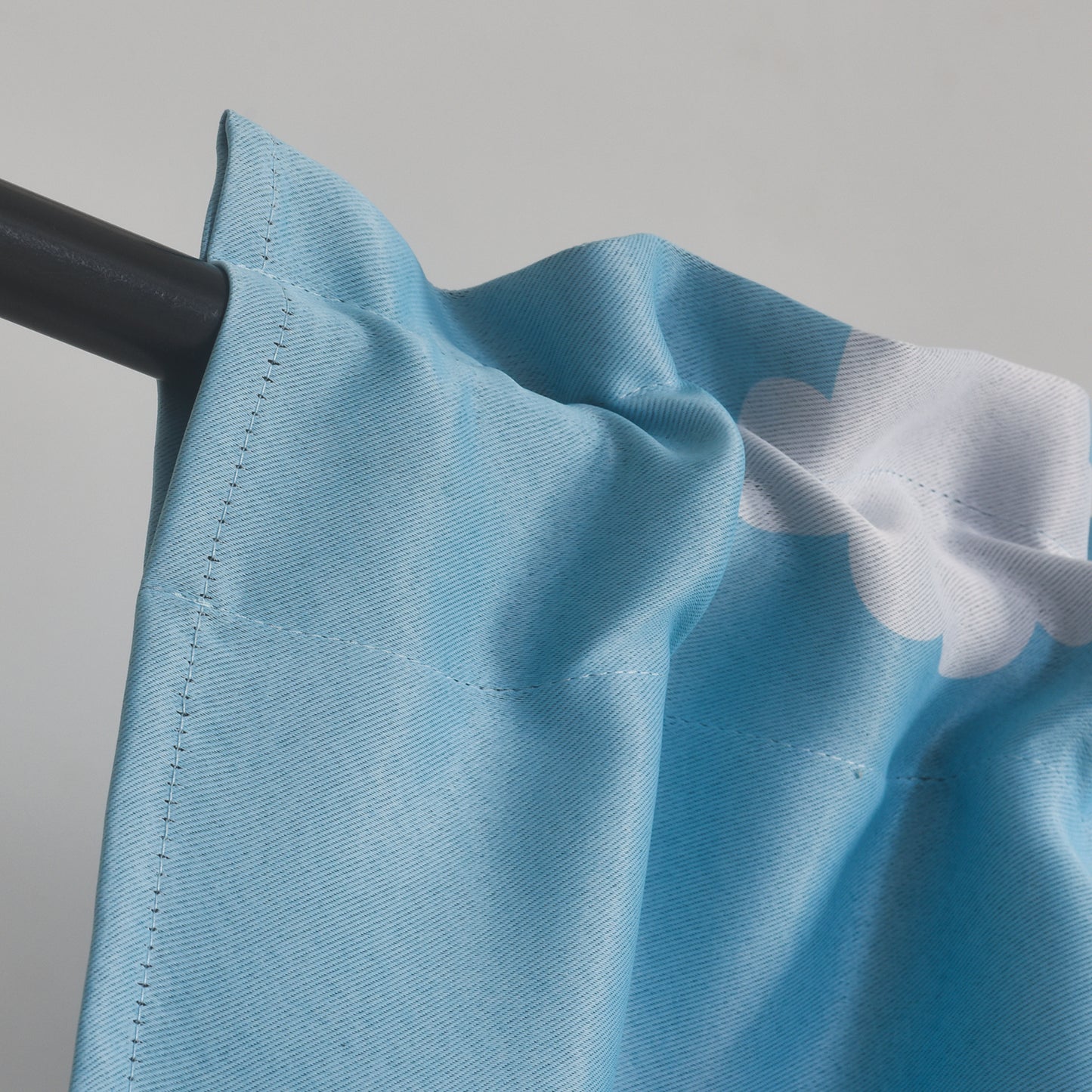 Cloud Room Darkening Curtains for Bedroom, Living Room, Window Curtain Rod Pocket Drapes