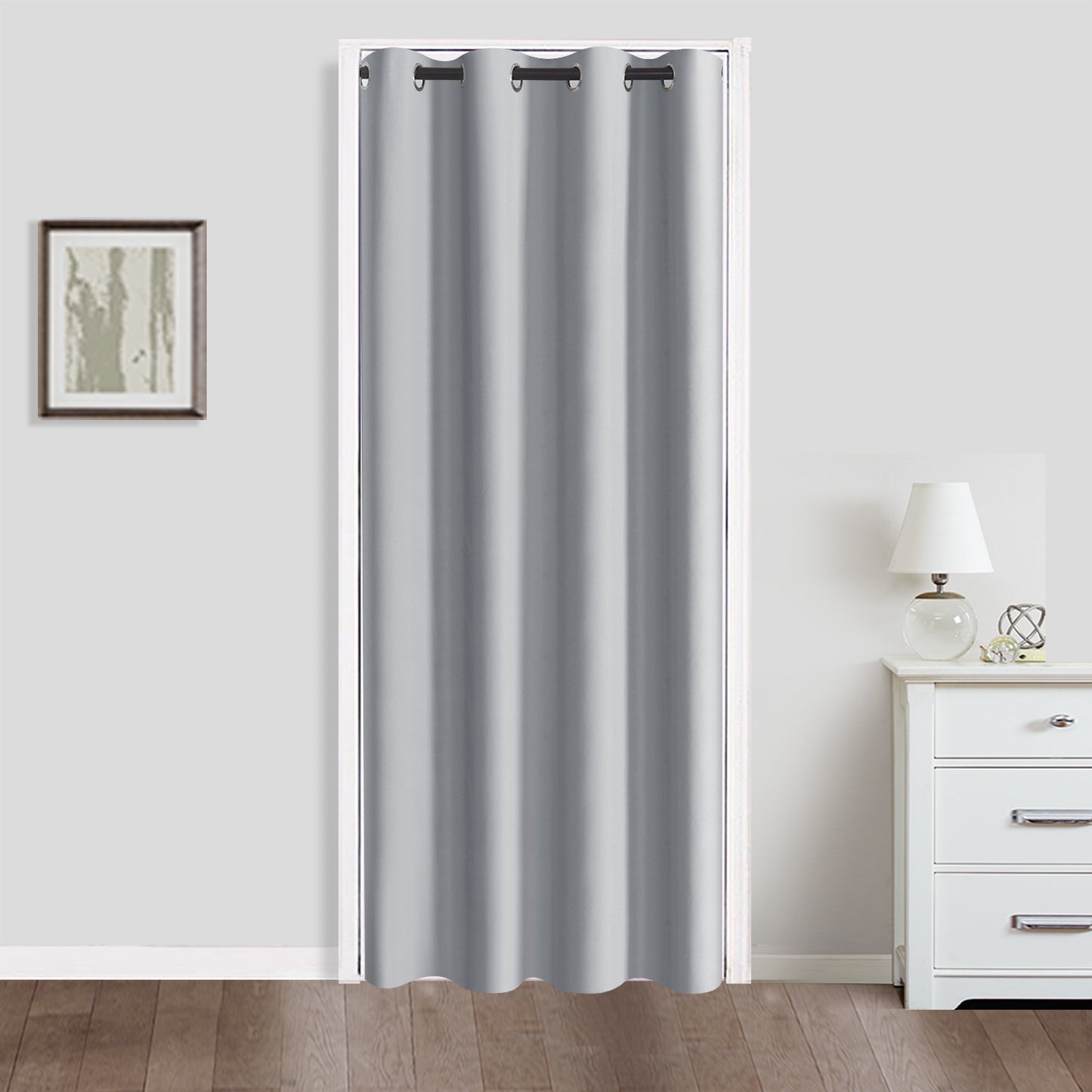 1 Panel Blackout Curtains, Solid Grommet Top Window Treatment Curtains, 39x78 inches