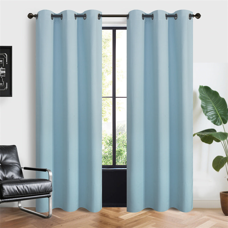 2 Panels Blackout Curtains Solid Grommet Top Window Treatment Curtains 46x84 inches Suitable for living rooms and bedrooms