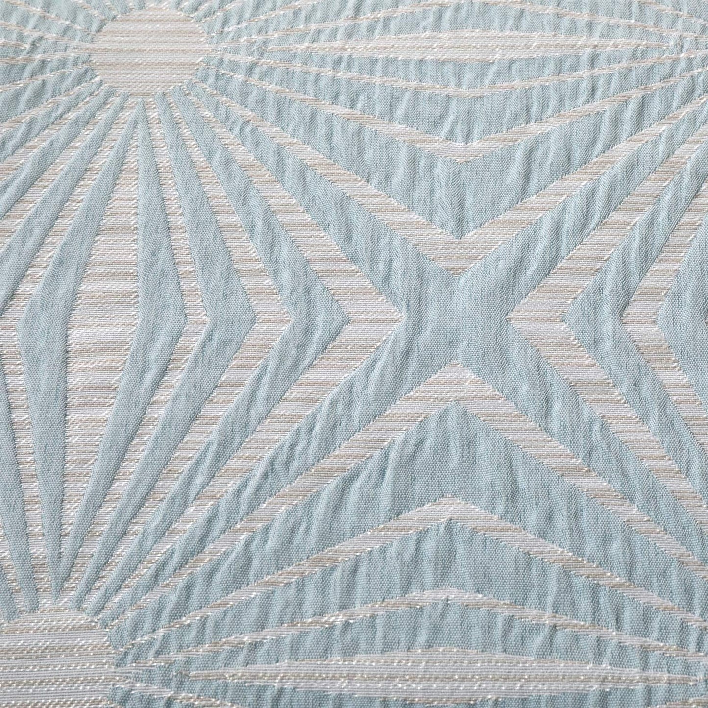 2 Pack Decorative Throw Pillows with Geometric Jacquard Pattern, 18x18 Inches