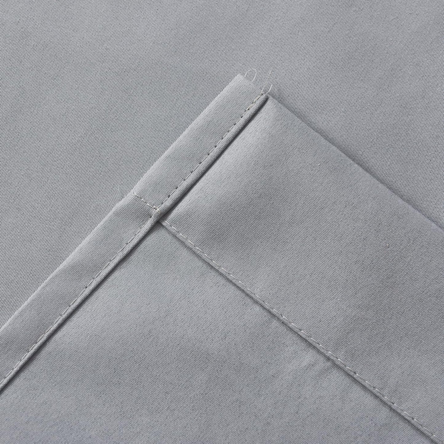 Blackout Curtains 2 Panel Set Thermal Insulated Textured Drapes with Grommet Top，Suitable for bedroom, living room