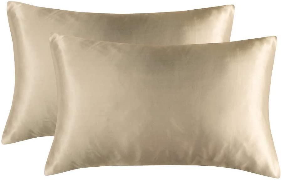 Queen Satin Pillowcase for Hair and Skin Silky Pillowcase.