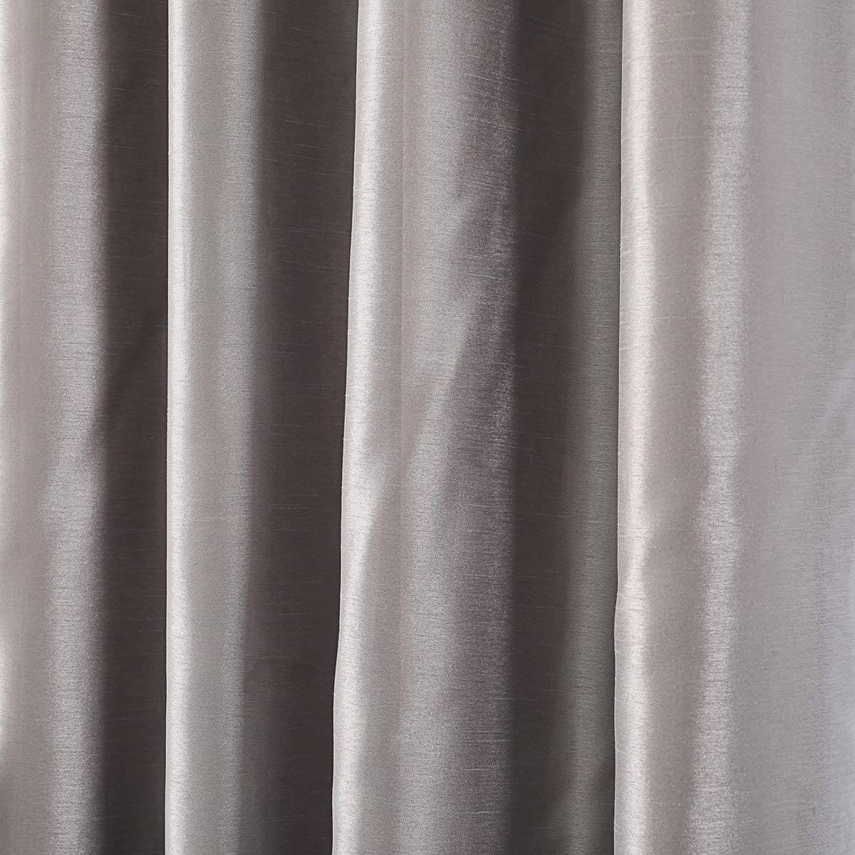 Blackout Curtains for Bedroom Stitching Luxury Faux Silk Curtain with Darkening Liner