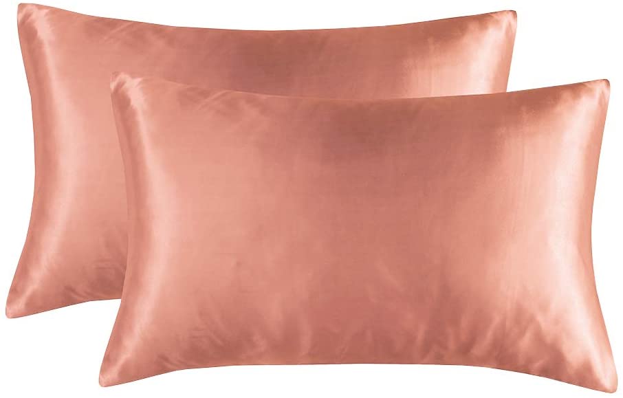 Queen Satin Pillowcase for Hair and Skin Silky Pillowcase.