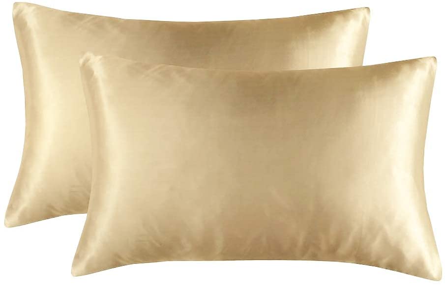 Queen Satin Pillowcase for Hair and Skin Silky Pillowcase.