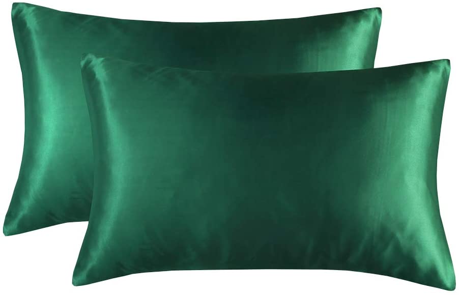 Queen Satin Pillowcase for Hair and Skin Silky Pillowcase.
