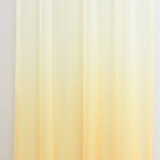 Gyrohomestore Gradient Sheer Pod Pocket Curtain Panels