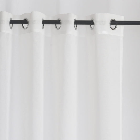 Semi Sheer Solid Voile Curtain for Living Room Bedroom Patio Door,Sunlight Filtering Protect Privacy