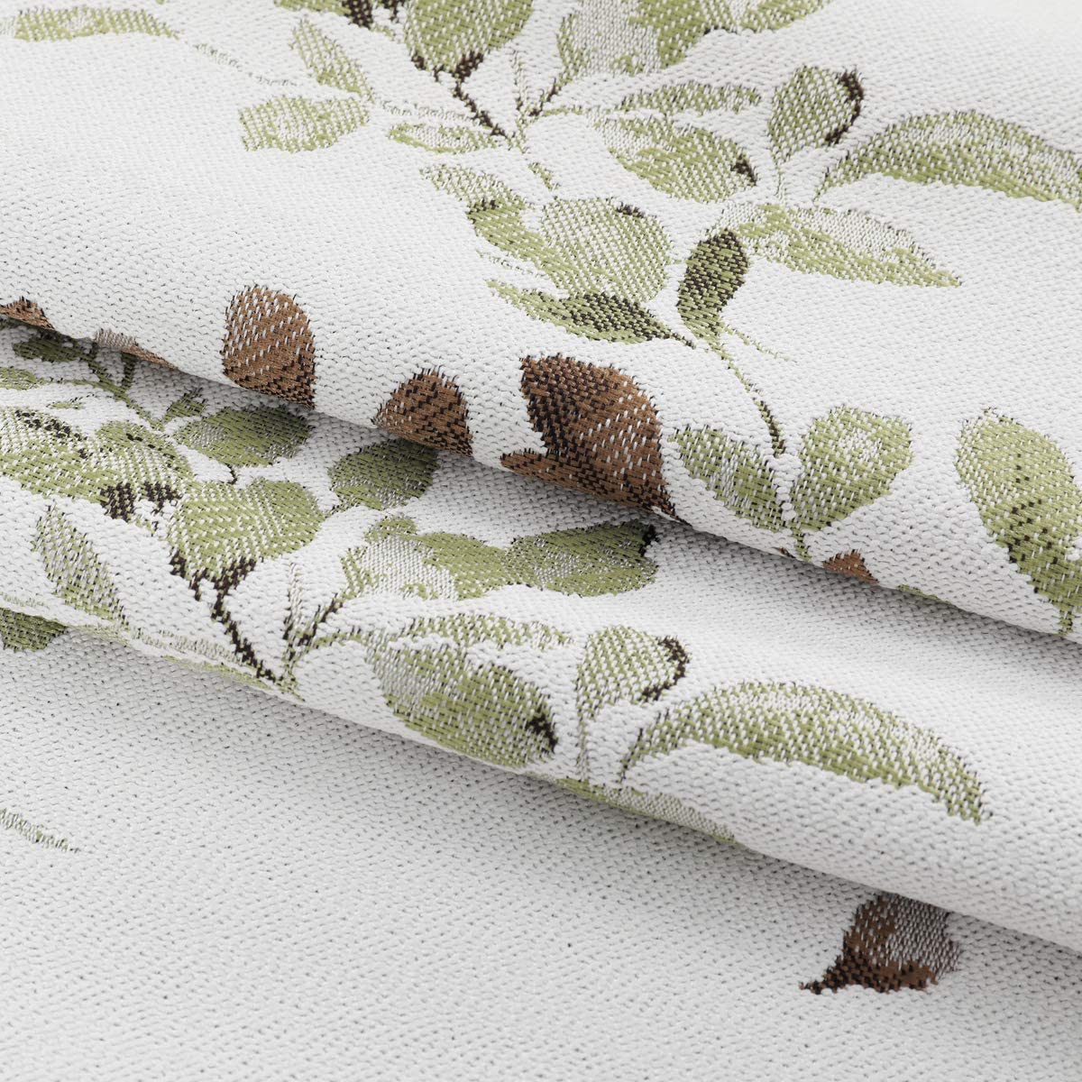 Pillow Case with Classical Embroidery Jacquard Bud Branch Pattern