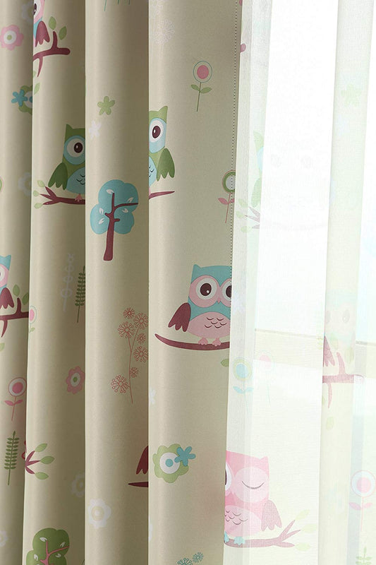 Gyrohomestore Animals Thermal Room Darkening Grommet Blackout Curtains