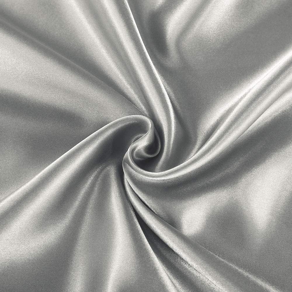 Queen Satin Pillowcase for Hair and Skin Silky Pillowcase 2-Pack