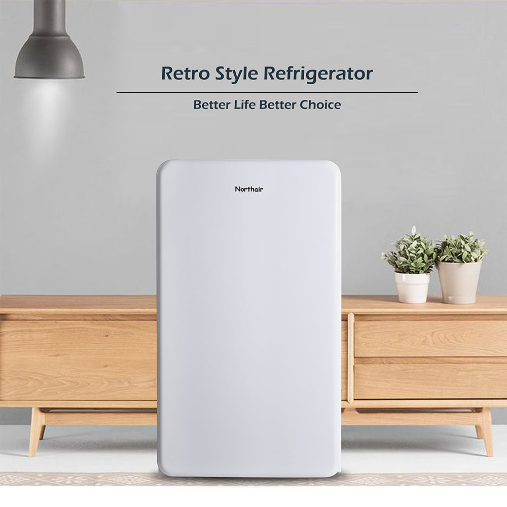 Gyrohomestore Retro 3.2 cu.ft. Compact Refrigerator