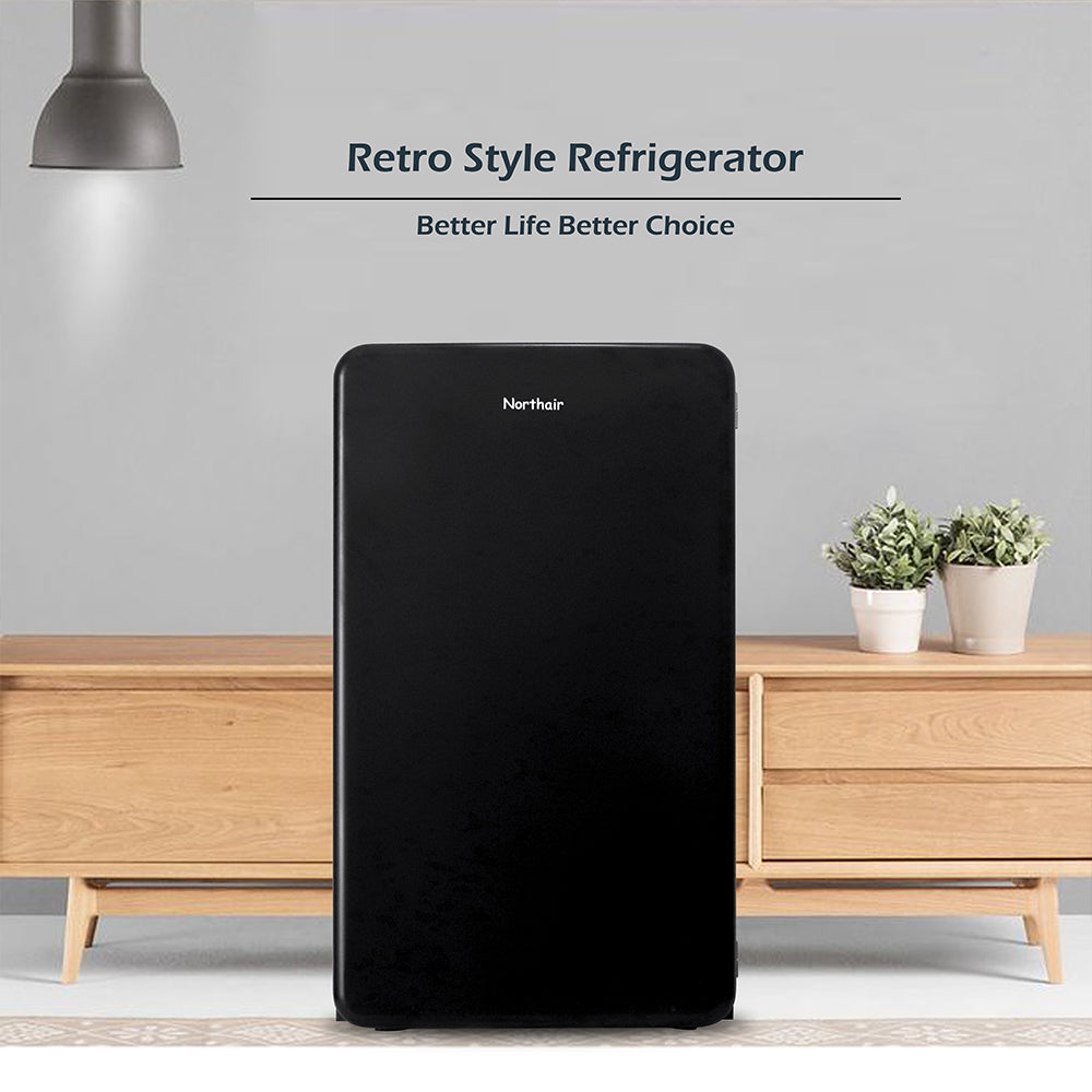 Gyrohomestore Retro 3.2 cu.ft. Compact Refrigerator