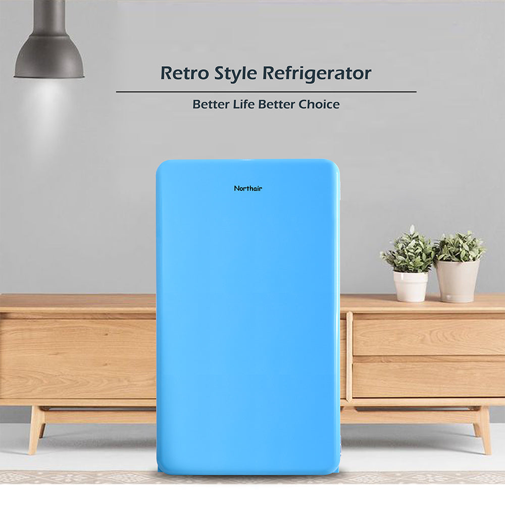 Gyrohomestore Retro 3.2 cu.ft. Compact Refrigerator