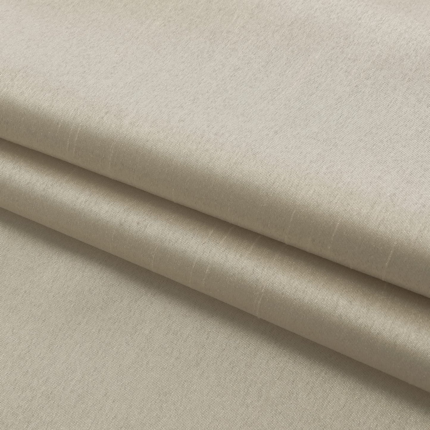 Light Gold Faux Silk Room-Darkening Blackout Curtains with Beige Liner(Sold By Pair)