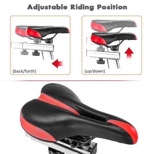 Gyrohomestore High Quality Black and Red Recling Exercise Bike
