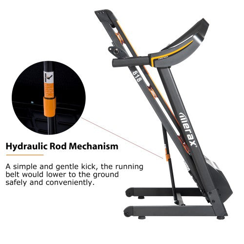 Gyrohomestore Folding Electric Treadmill Motorized Running Machine with Manual Incline