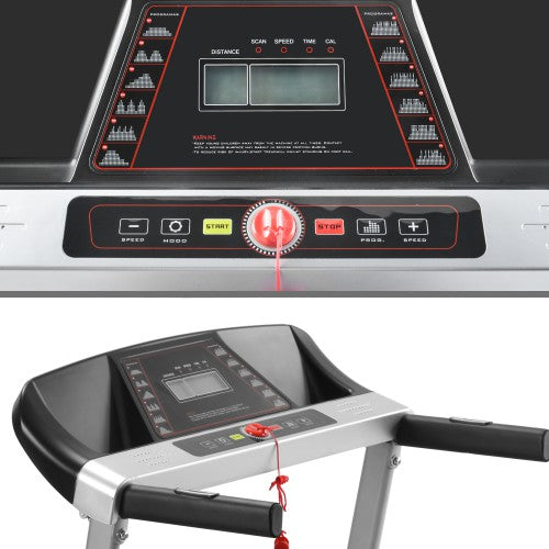 Gyrohomestore Folding Treadmill Electric Motorized Power with LCD Display for Home Fitness