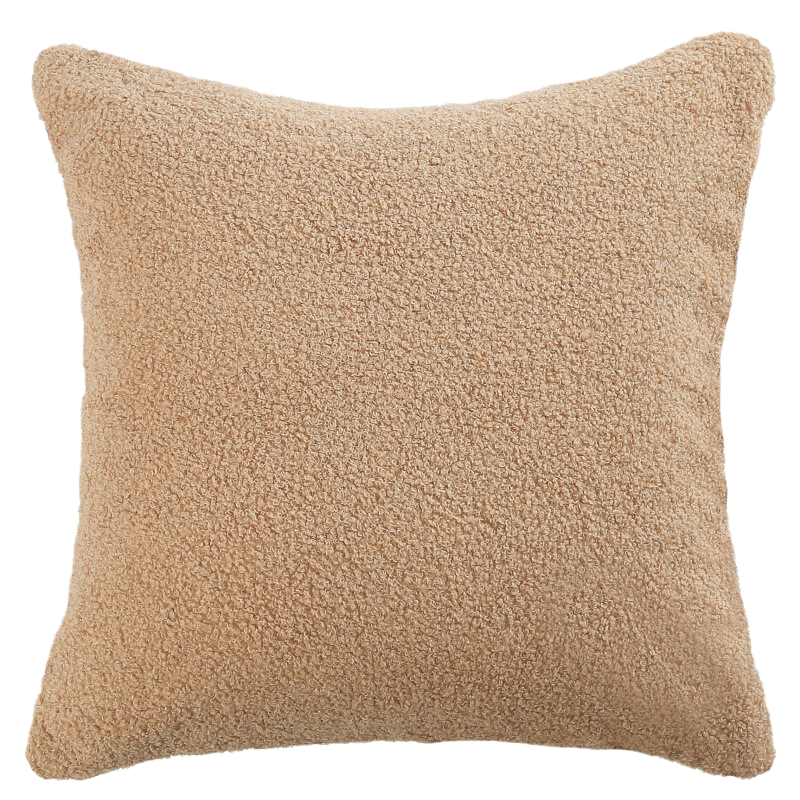 Plush Pillow Covers,Pack of 2, 18x18 inch Solid and Square for Bedroom