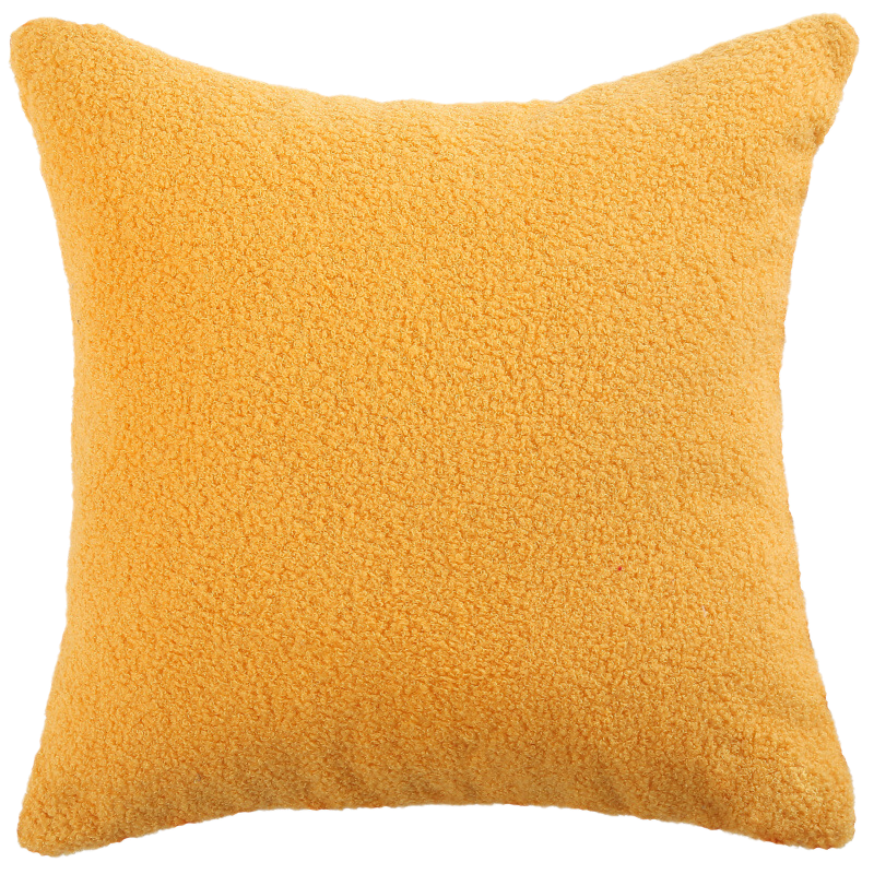 Plush Pillow Covers,Pack of 2, 18x18 inch Solid and Square for Bedroom